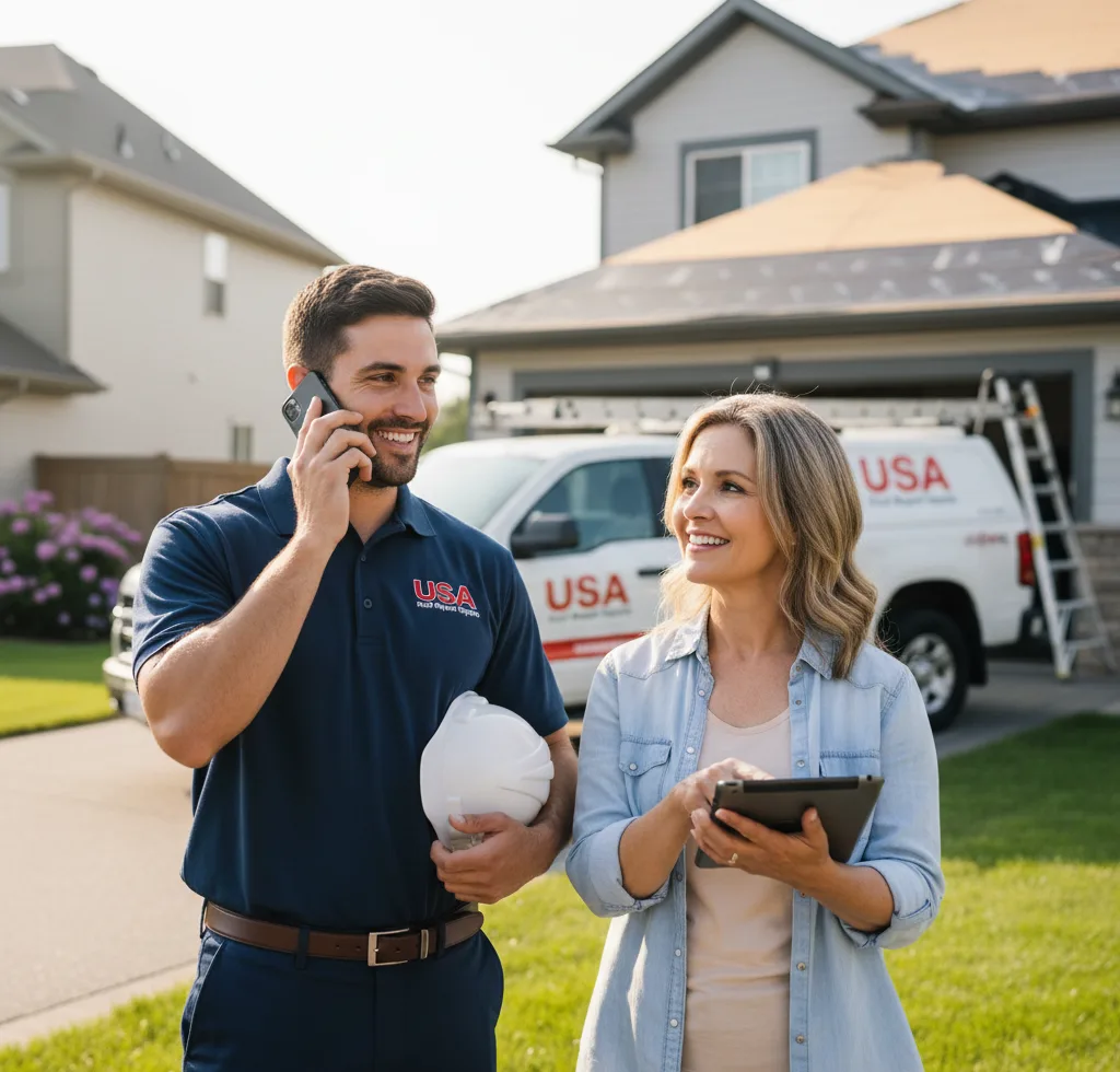 USA Roof Repair Experts customer support in Gonzales
